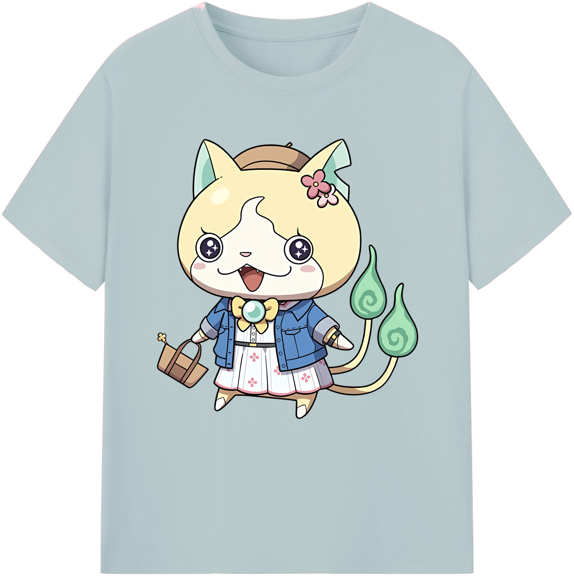 （画像用） 妖怪ウォッチ Yo-kai Watch 綿100％半袖Tシャツ（フロントプリント）